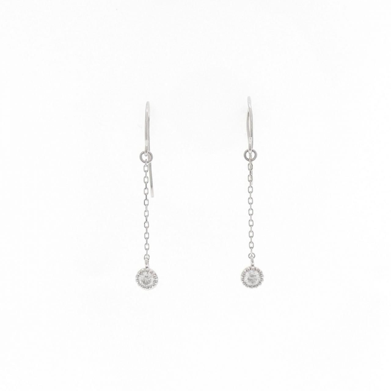 エテ ダイヤモンド ピアス 0.12CT