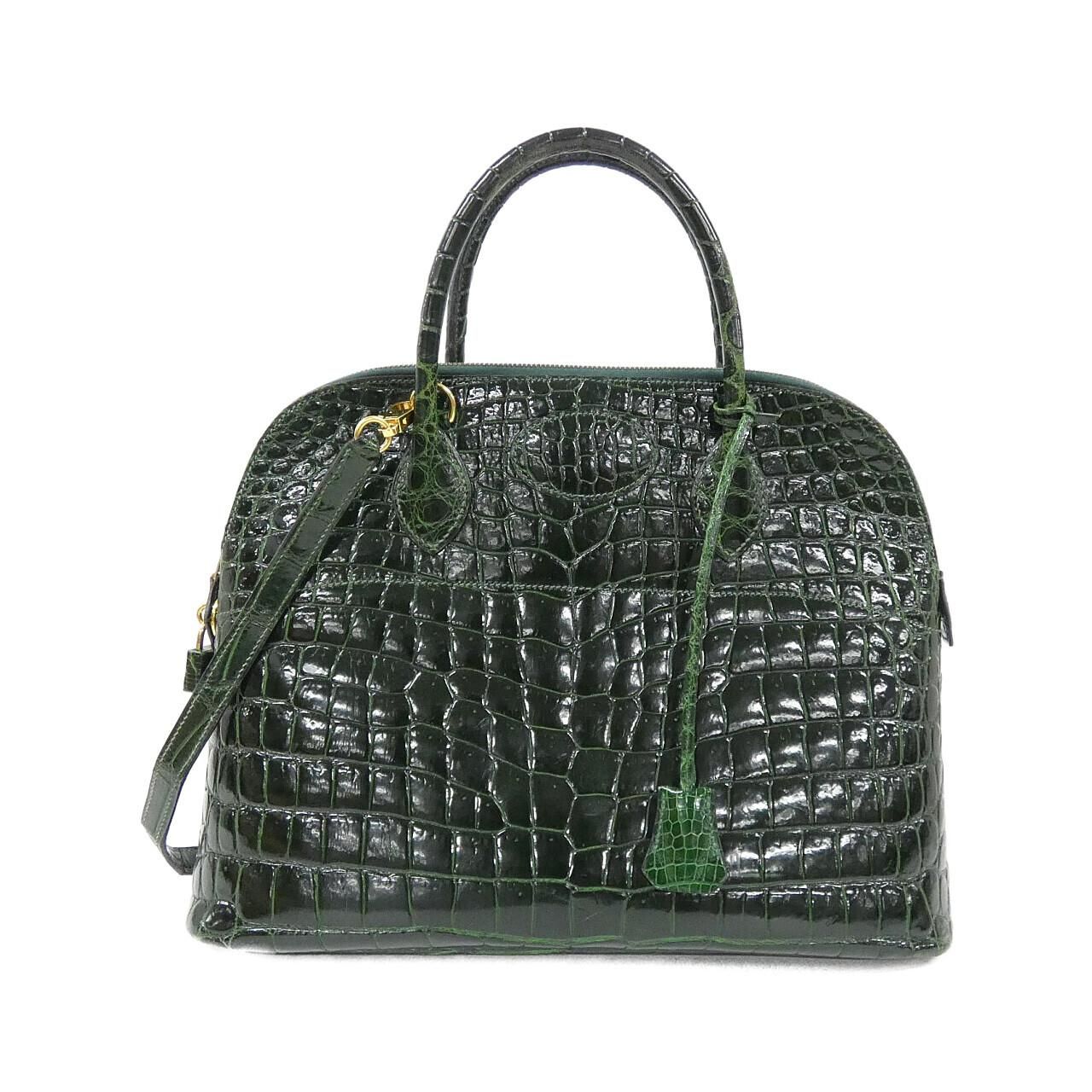 ヴィンテージ HERMES ボリード35 ダークブラウン 広尾店】エルメス 