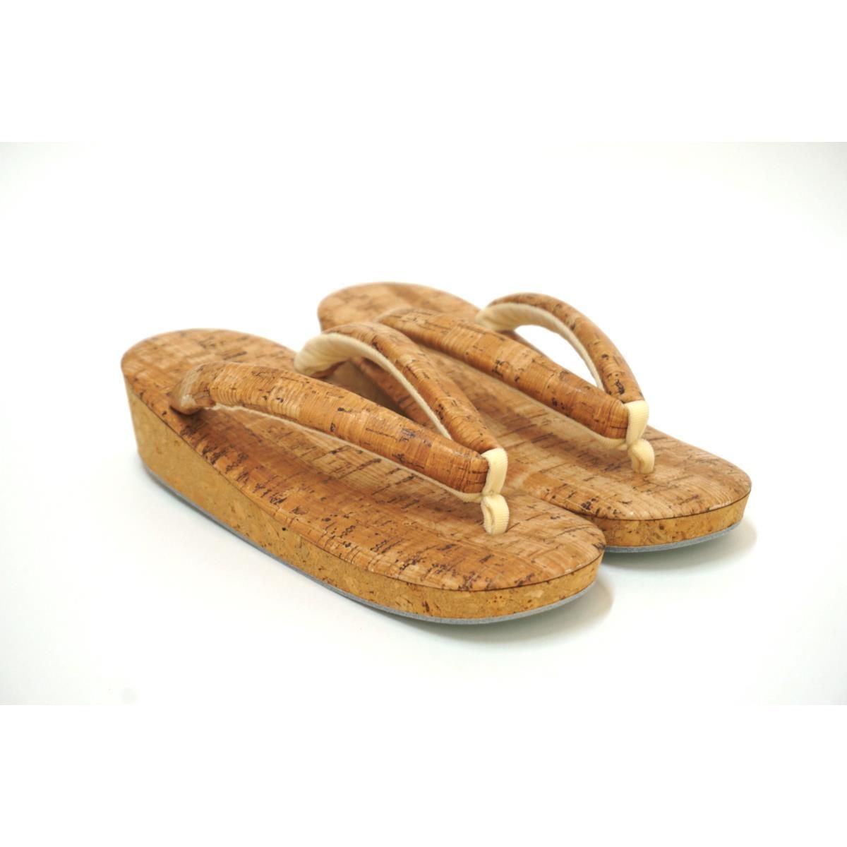 【新品】女草履　コルク　２４ｃｍ