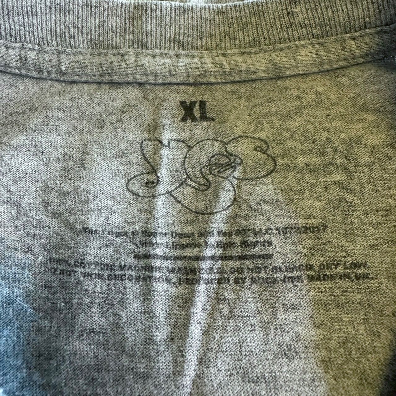 YES イエス プログレッシブ ロック グレー バンド 半袖 Tシャツ メンズ 