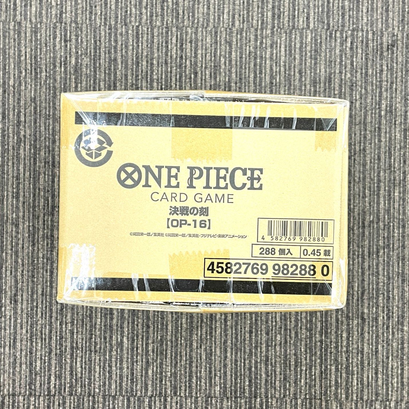 ONE PIECE ワンピースカードゲーム 決戦の刻 【OP-16】 未開封 1カートン （12BOX入り） （伝票跡無し）