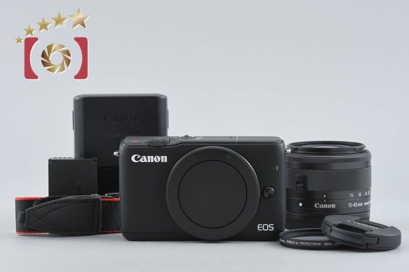 【中古】Canon キヤノン EOS M10 EF-M 15-45 IS STM レンズキット ブラック