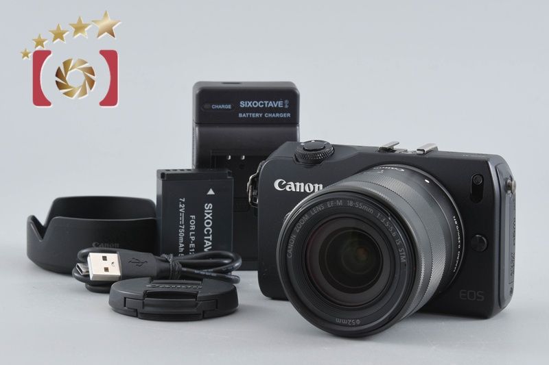 中古】Canon キヤノン EOS M EF-M 18-55 IS STM レンズキット ブラック 