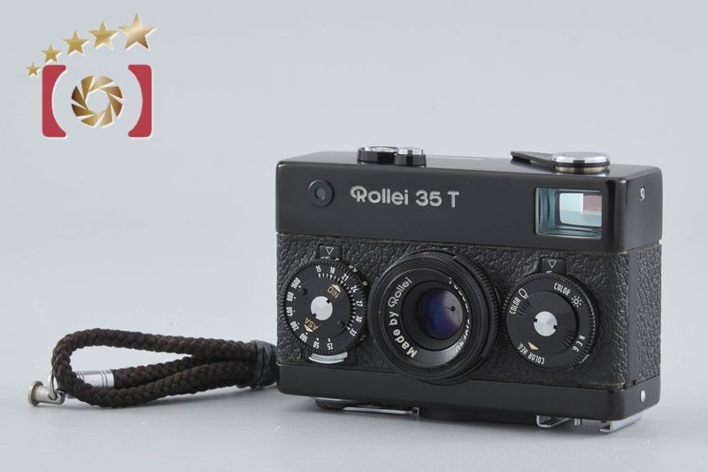 【中古】Rollei ローライ 35T ブラック コンパクトフィルムカメラ