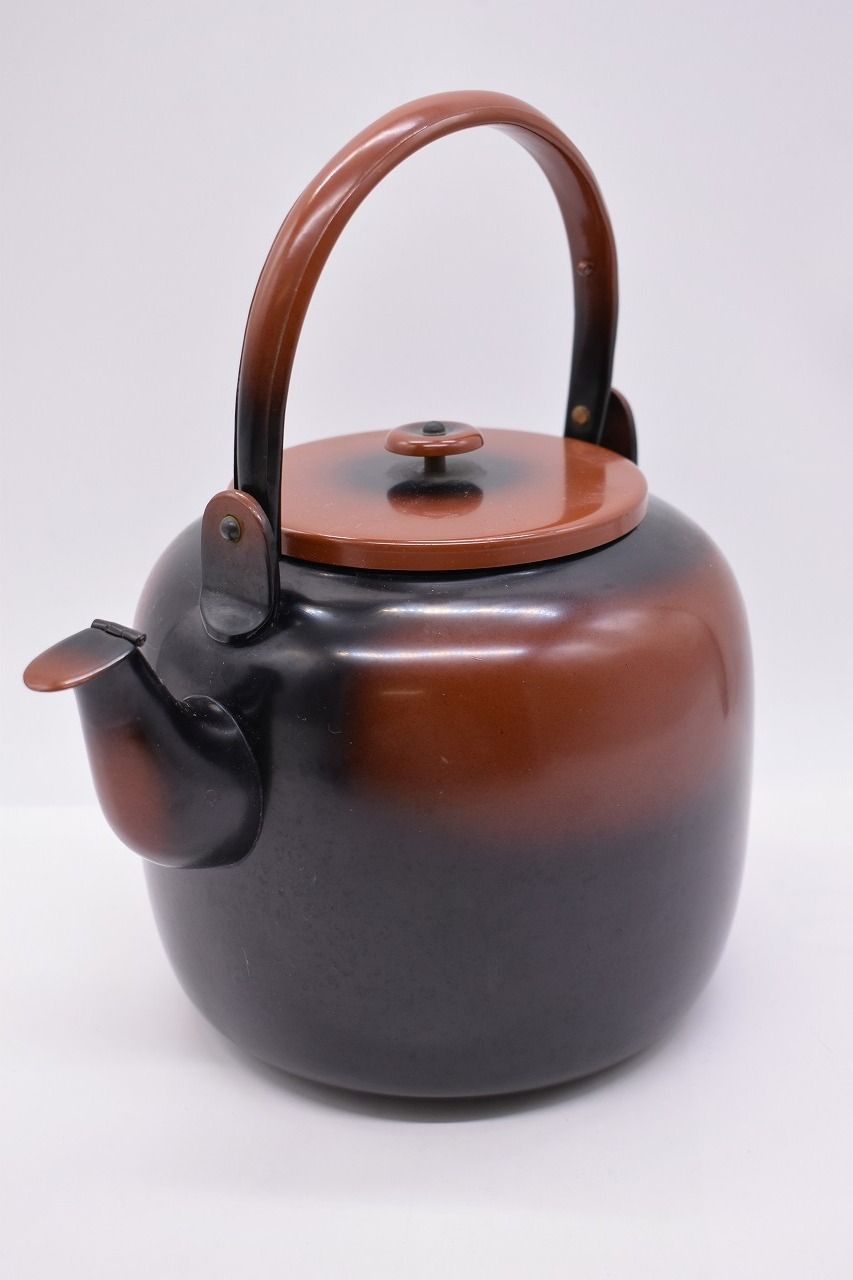 茶道具 水次 利休形 薬缶 やかん ヤカン 口蓋付 （3） 茶道 水注 14-9905