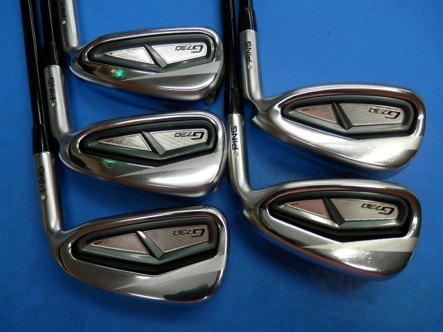アイアンセット 即決 Ｂ６８ 中古良品 ピン ＰＩＮＧ Ｇ７３０　ALTA J CB BLACK （ＳＲ） ６‐９Ｉ・Ｗ カラーコード：白 ５本セット 日本仕様[5559]即発送