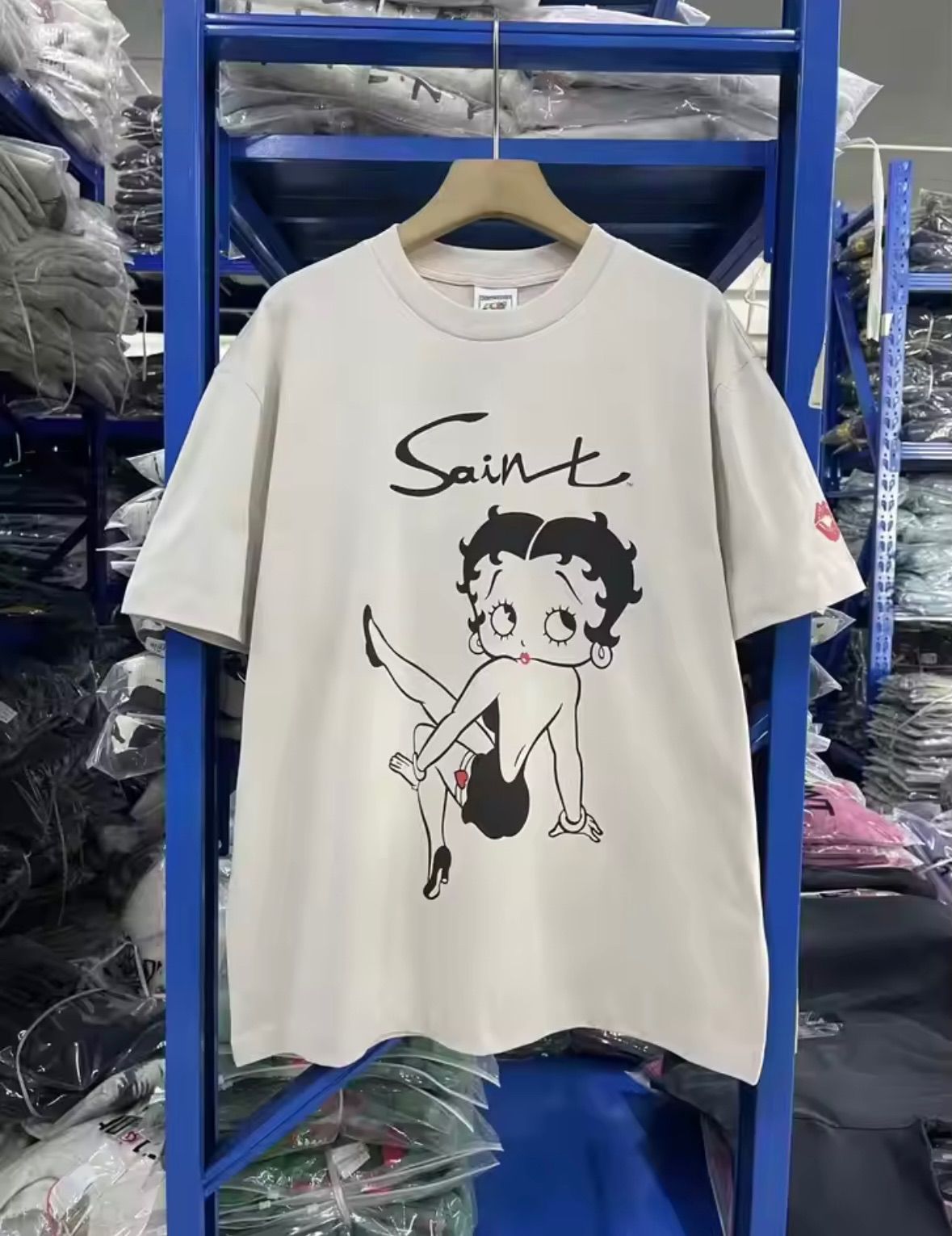限定コラボ】SAINT Mxxxxxx × BETTY BOOP Tシャツ ベティちゃん セント