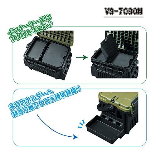 メイホウ 明邦化学工業 ＶS-7090N グリーンツートン サイズ:W440×D293×H293mm (バケットマウスBM-5000と同サイズ) 4b5a9f42