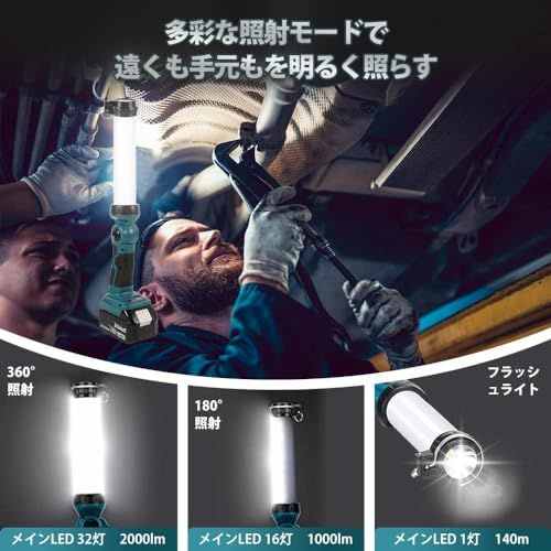 充電式LEDワークライト 18v ライト作業灯マキタ14.4v/18vバッテリ対応折り畳み収納可能なメタルフック緊急用照明 停電用 自動車整備 釣り 夜間作業 夜釣り アウトドア キャンプ用 バッテリ別売 (本体のみ) (MT26W)ts 404fac1a 充電式LEDワークライト 18v ライト作業灯マキタ14.4v/18vバッテリ対応折り畳み収納可能なメタルフック緊急用照明 停電用 自動車整備 釣り 夜間作業 夜釣り アウトドア キャンプ用 バッテリ別売 (本体のみ) (MT26W)ts 404fac1a