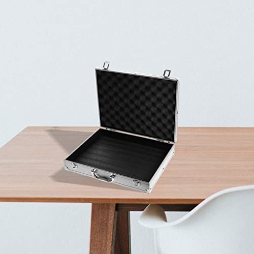NUOLUX アルミ合金ツールボックス ポータブルキャリングケース 大容量 28X37X7.5Cm 防水設計 家庭・オフィス・旅行用ツールコンテナts df856f13 NUOLUX アルミ合金ツールボックス ポータブルキャリングケース 大容量 28X37X7.5Cm 防水設計 家庭・オフィス・旅行用ツールコンテナts df856f13