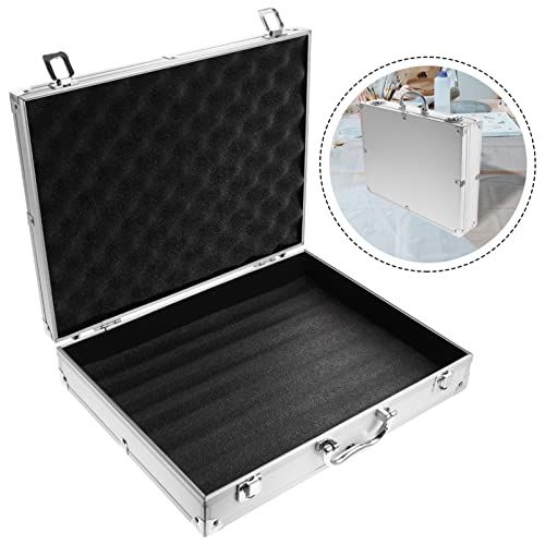 NUOLUX アルミ合金ツールボックス ポータブルキャリングケース 大容量 28X37X7.5Cm 防水設計 家庭・オフィス・旅行用ツールコンテナts df856f13 NUOLUX アルミ合金ツールボックス ポータブルキャリングケース 大容量 28X37X7.5Cm 防水設計 家庭・オフィス・旅行用ツールコンテナts df856f13