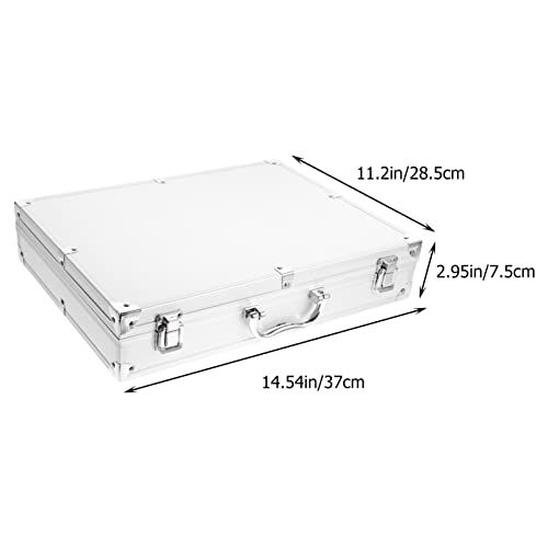 NUOLUX アルミ合金ツールボックス ポータブルキャリングケース 大容量 28X37X7.5Cm 防水設計 家庭・オフィス・旅行用ツールコンテナts df856f13 NUOLUX アルミ合金ツールボックス ポータブルキャリングケース 大容量 28X37X7.5Cm 防水設計 家庭・オフィス・旅行用ツールコンテナts df856f13