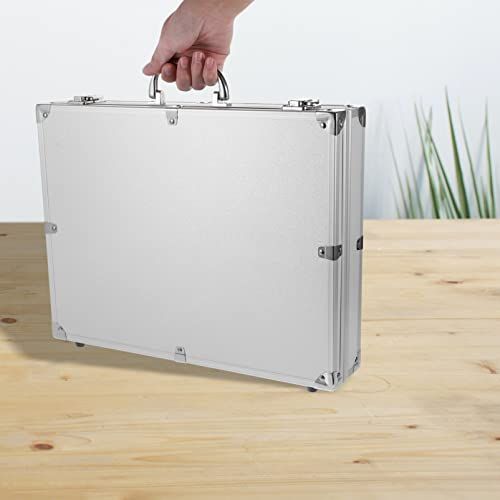 NUOLUX アルミ合金ツールボックス ポータブルキャリングケース 大容量 28X37X7.5Cm 防水設計 家庭・オフィス・旅行用ツールコンテナts df856f13 NUOLUX アルミ合金ツールボックス ポータブルキャリングケース 大容量 28X37X7.5Cm 防水設計 家庭・オフィス・旅行用ツールコンテナts df856f13
