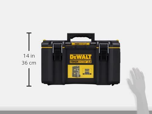デウォルト(DEWALT) タフシステム2.0 システム収納BOX Mサイズ 工具箱 収納ケース ツールボックス DS300 積み重ね収納 DWST83294-1ts 6e5810cf