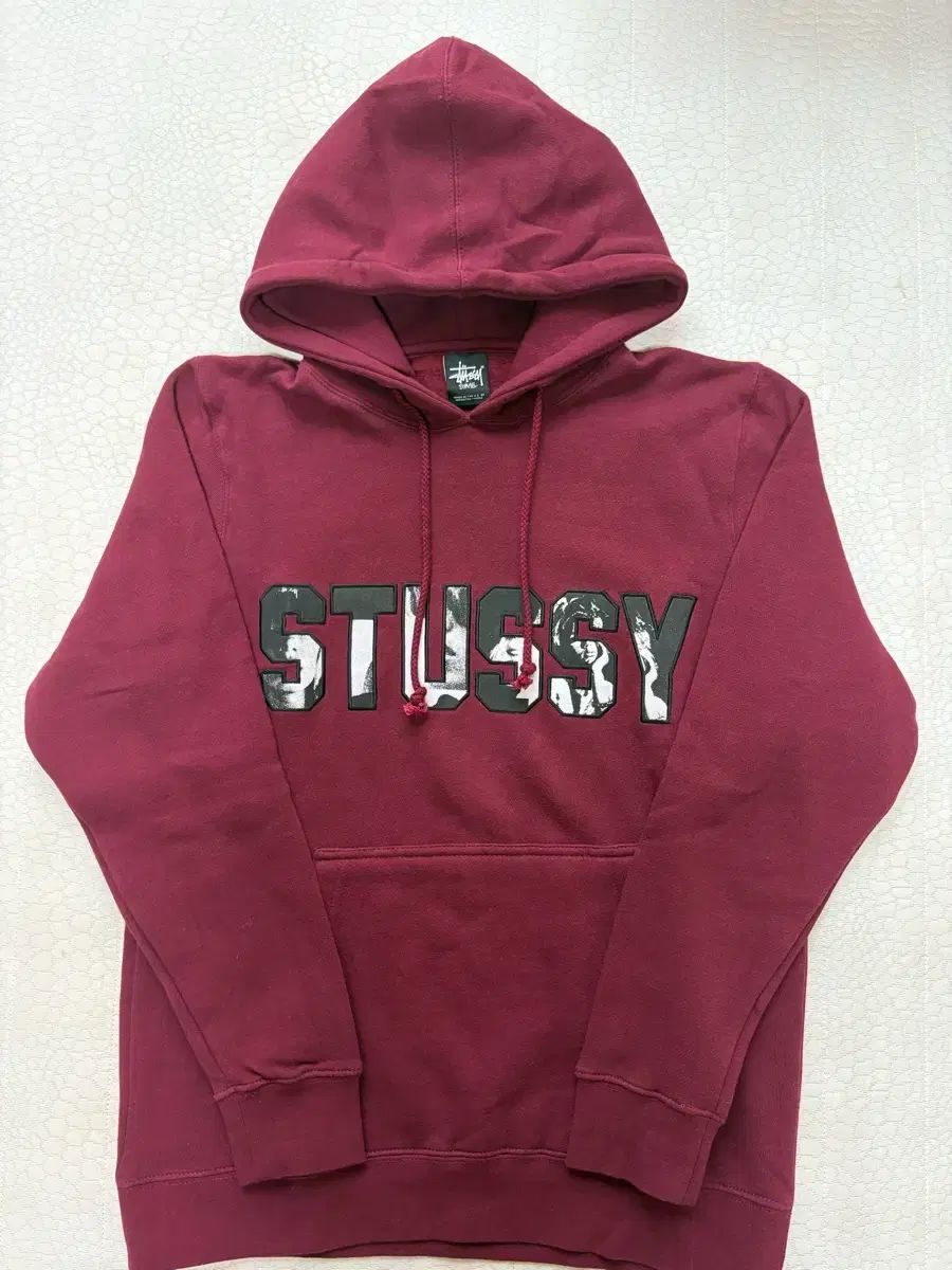 S ステューシー バーガンディ WHO Tシャツ