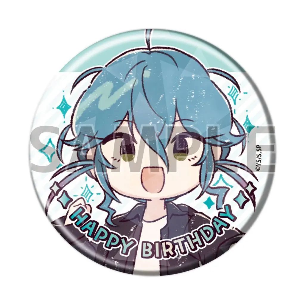 中古】バッジ・ビンズ 21.赤尾晶(誕生日ver.) グラフアートイラスト