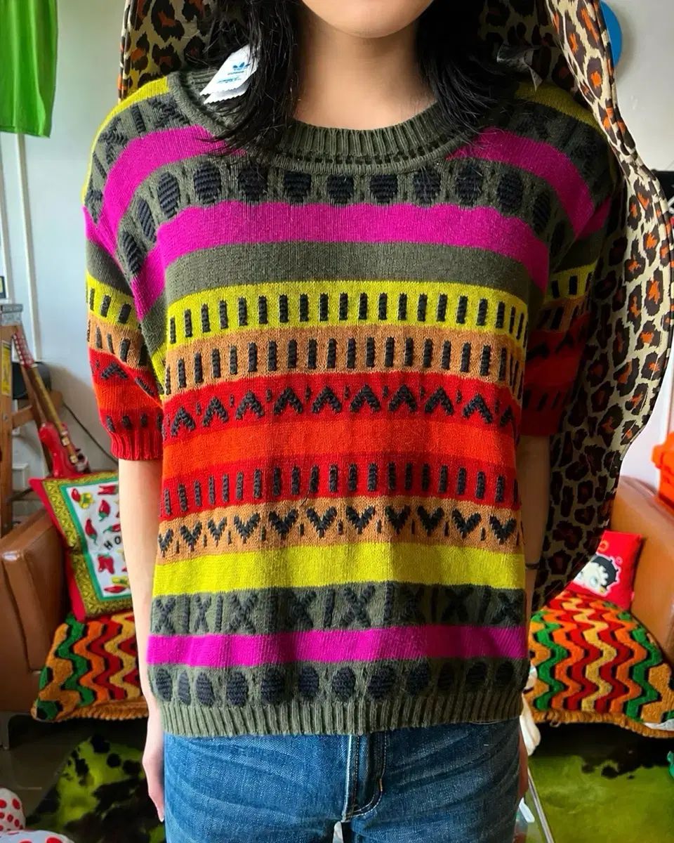 main story マスタード色 Tシャツ 8y オーバーサイズ 22SS オーバー