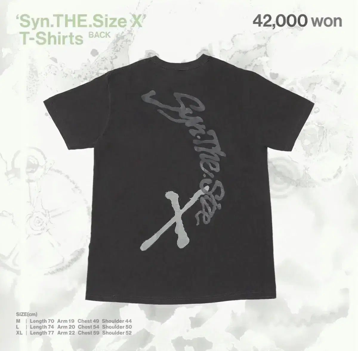 L シリカゲル シンサイズ X Tシャツ