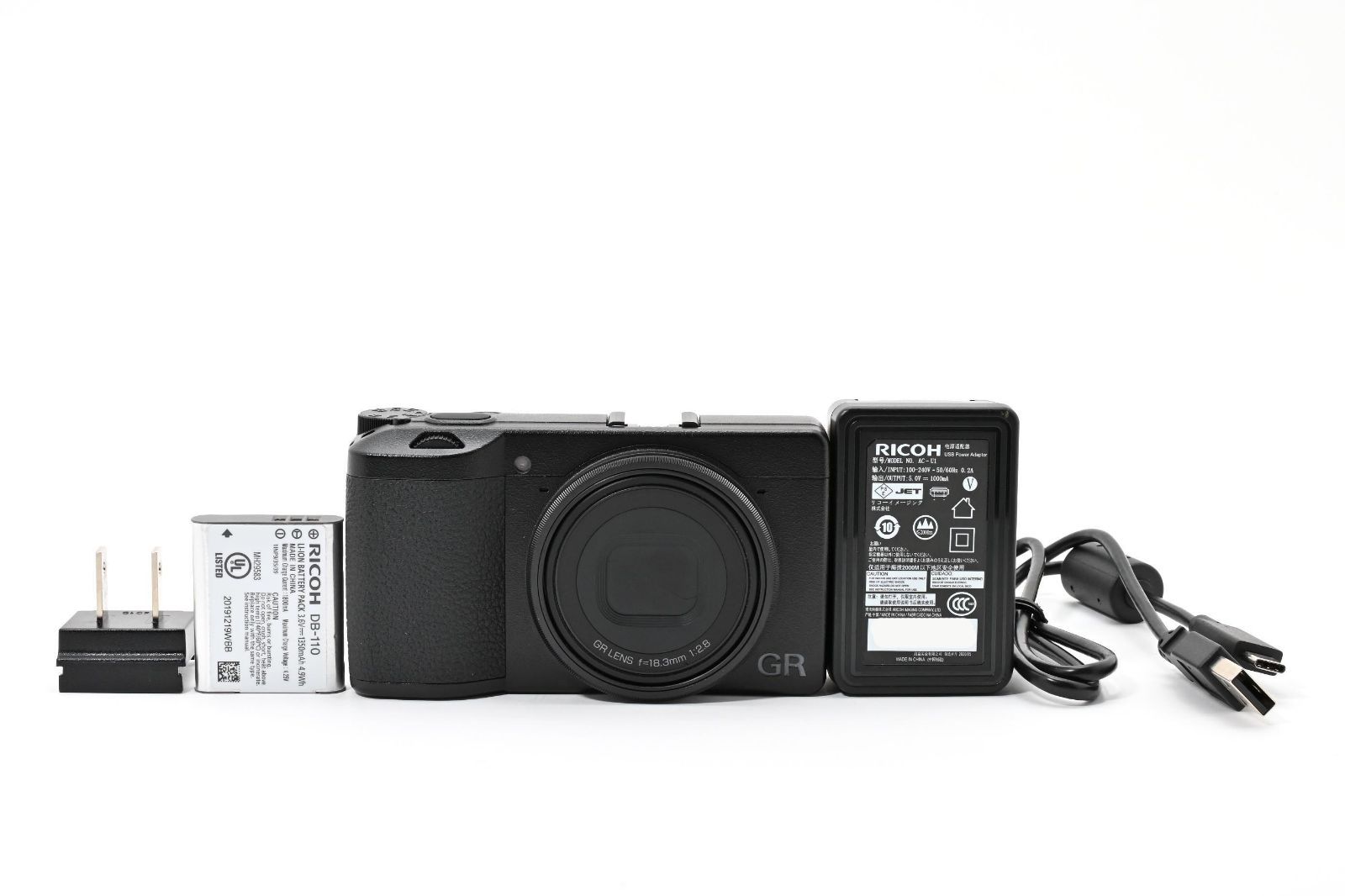 返品保証】☆極上美品☆リコー RICOH GR III 《ショット数：2,465回