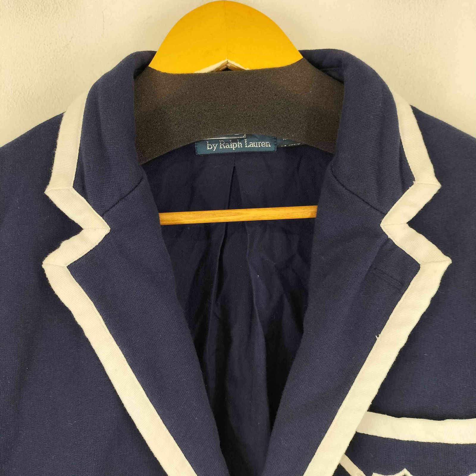 ポロバイラルフローレン Polo by RALPH LAUREN 90S 刺繍 紺ブレ 