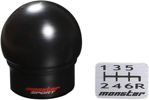 MONSTER SPORT モンスターシフトノブCタイプ M12×P1.25 球型 黒 φ=47mm h=51.5mm スイフトスポーツ[ZC33S] 831121-7650M(沖縄・離島の方不可) 242ab6df