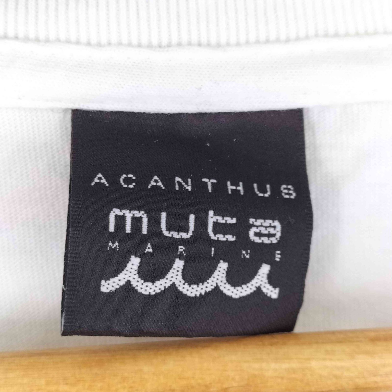 アカンサス ACANTHUS muta MARINE Sweet Logo Tee メンズ 表記無 