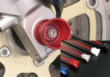 新品 アグラス(AGRAS) フロントアクスルプロテクター ファンネルタイプ レッド FZ1 FAZER[RN17N:フェザー] FZ1[RN21N] 344-267-A0R