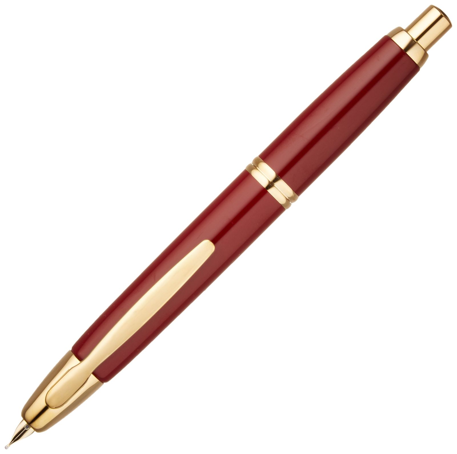 新品 PILOT 万年筆 マンネンヒツ キャップレス DR M ディープレッド FC15SRDRM