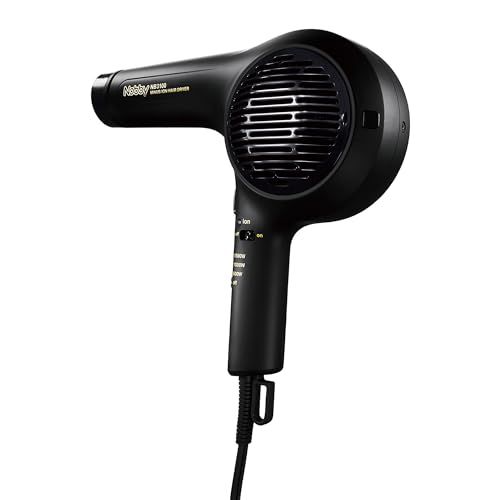 ノビー(Nobby) マイナスイオンヘアドライヤー NB3100 大風量 速乾 1500W 理美容専売 (ブラック)pms 69c80caa