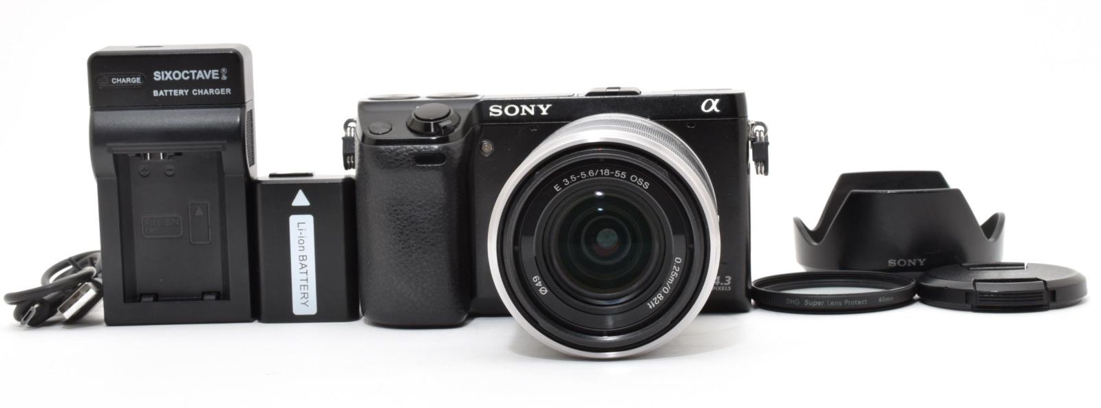 E28[7867]29 ソニー SONY α NEX-7 ボディ 18-55mm レンズキット