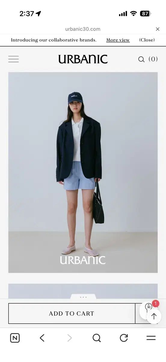 Urbanic30 アーバニック30 ハーフパンツ boxer shorts