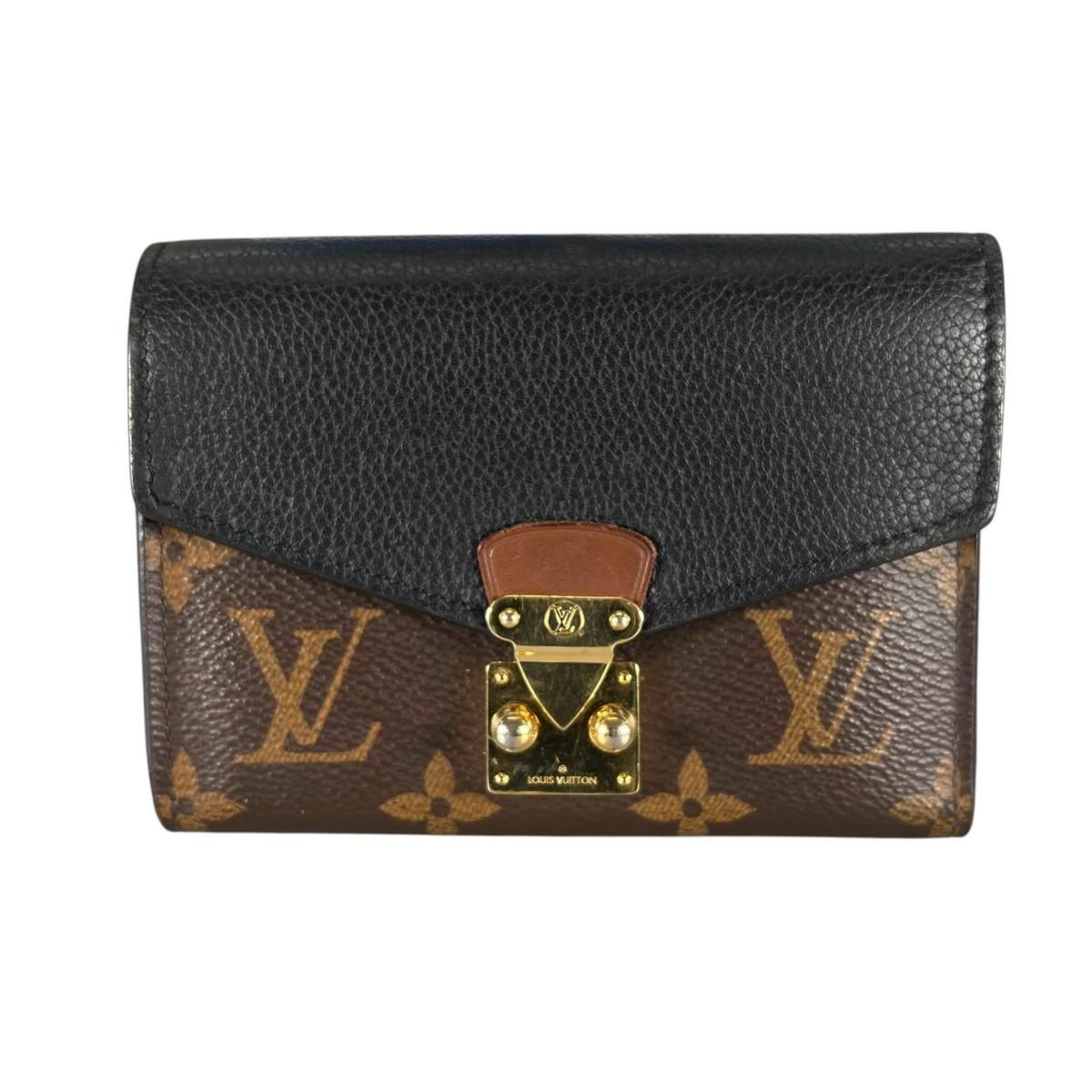 ルイヴィトン M67479 モノグラム 二つ折り財布 ポルトフォイユ・パラス コンパクト 二つ折り財布 LOUIS VUITTON ブラウン