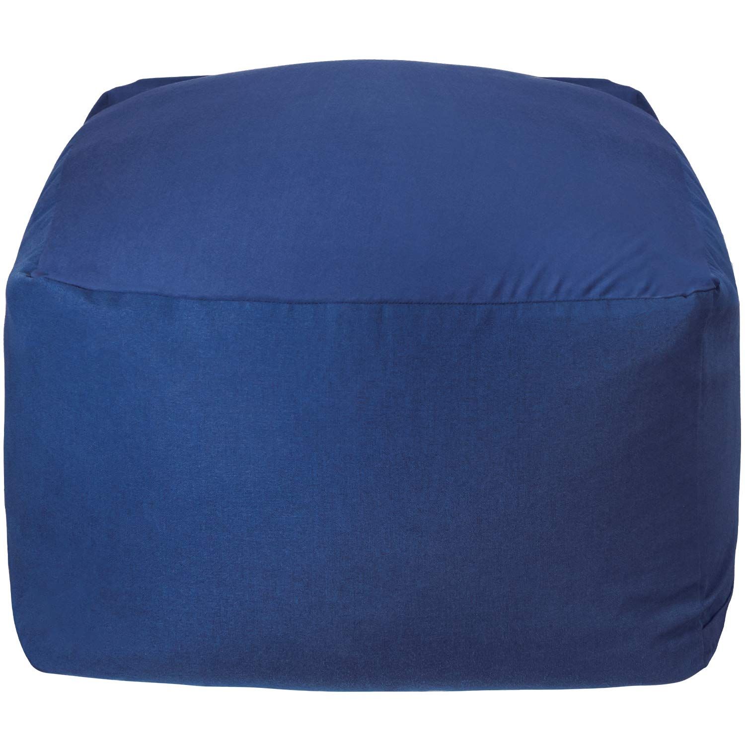 Homwarm ビーズクッション 怠惰なソファ 特大(55×55×35cm) 疲労解消 健康 安全 無味 カバー取り外し 洗濯可能 座り オールシーズン適用 0.3mm-0.5mm極小ビーズ 豆袋座布団 (ブルー, S)ma 50fae161
