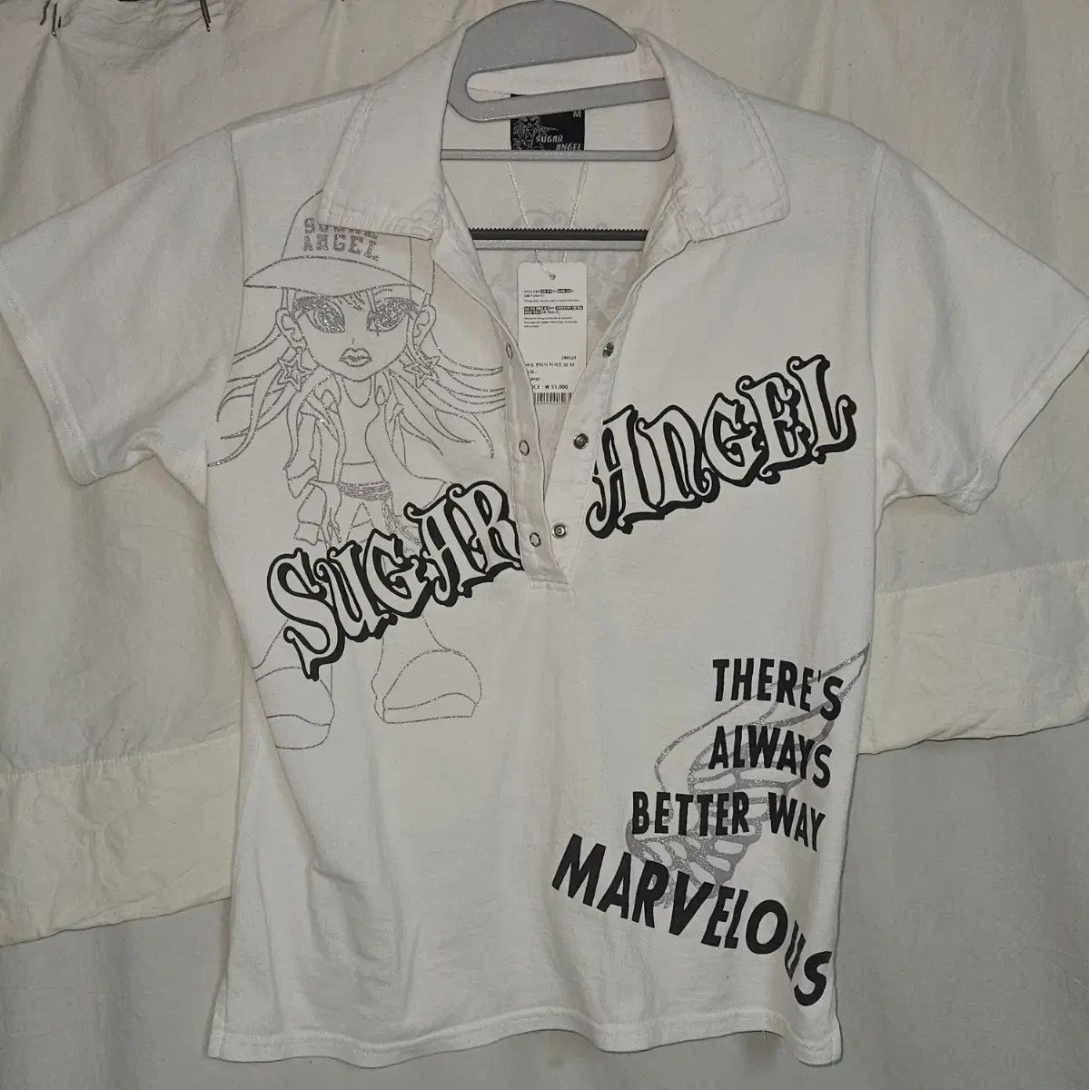 ヴィンテージ Y2K Tシャツ sugar angel