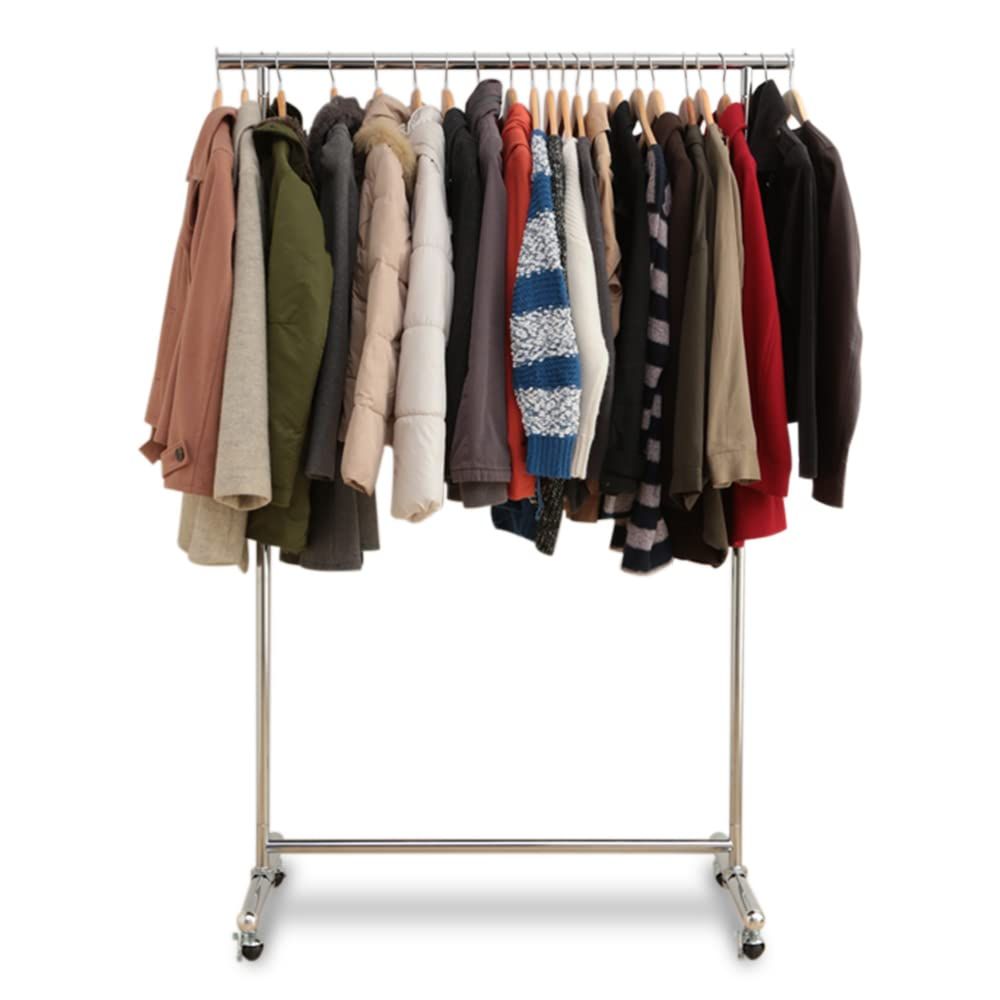 アイリスプラザ ハンガーラック パイプハンガー シングル 幅115.5? 耐荷重140kg シルバー CW3001-T5 丈夫 高耐荷重★m b64af31c