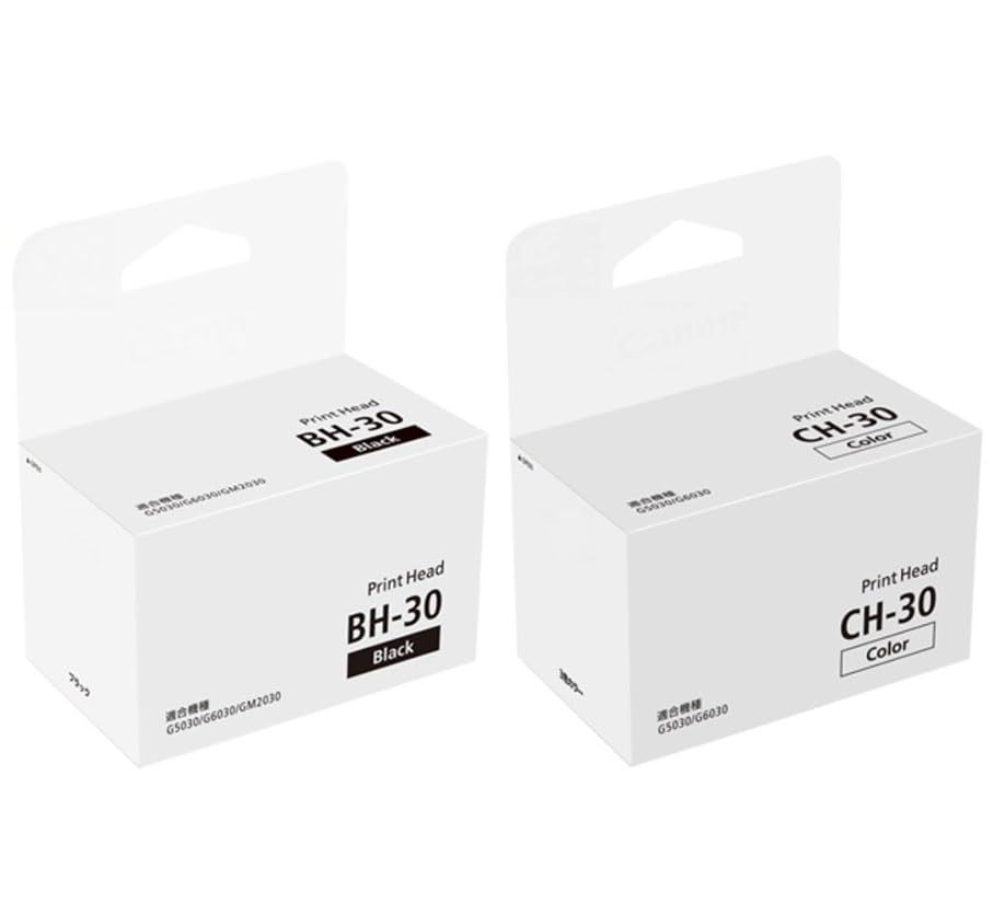 【純正品】 プリントヘッド BH-30 (ブラック) + CH-30 (カラー) インクカートリッジ 対応プリンタ：G7030 / G6030 / G5030 / G3390 / G3370 / G3360 / G1330/ e5772591