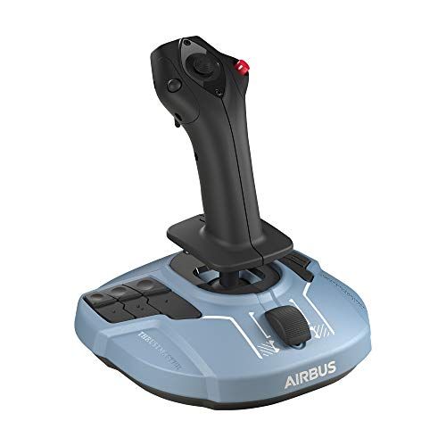【Airbus公式ライセンス商品】Thrustmaster TCA サイドスティック エアバス エディション - 12個の再マッピング可能なボタンとスラストリバーサーを備えた人間工学に基づいたフライトスティック（PC用）/ 13885bec