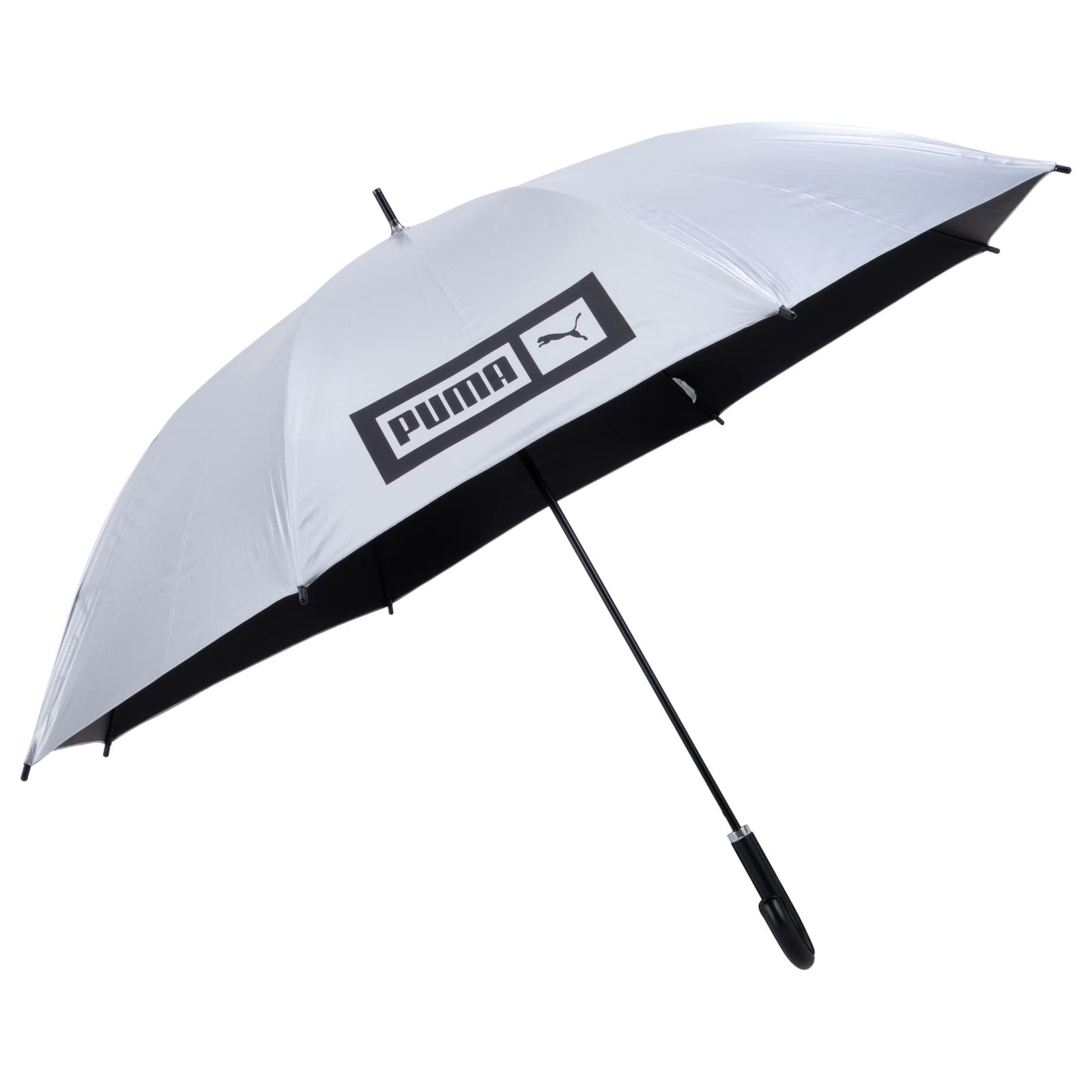 プーマ(Puma) 紳士 晴雨兼用 表シルバー ジャンプ傘 70cm×8R ブラック PBP59JP70e 3f76641d
