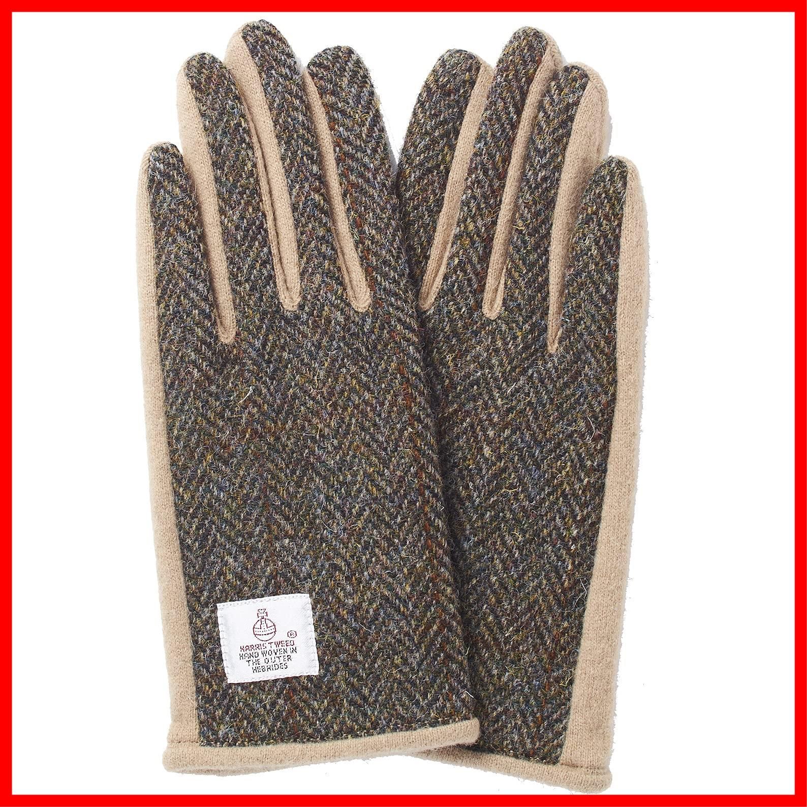 【数量限定】AY-15AWGL-003 ジャージーニット 手袋 スマホ対応 レディース TWEED HARRIS