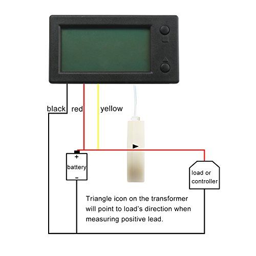 DROK DC 0-300V 200A STN LCDディスプレイ デジタルマルチメータ 電圧 アンペア 電力エネルギー 電流計電圧計 AHモニターパネル ホールセンサー付き（日本語の取扱説明書が必要なら、出品者へ連絡ください）(沖縄・離島の 2210224d