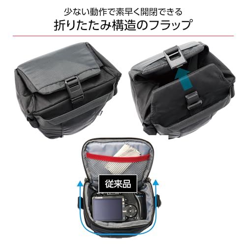 ハクバ HAKUBA カメラバッグ プラスシェル トレック04 ズームバッグM AZ AMZSP-TR04ZBM ショルダーバッグ トップローディング 軽量 レインカバー付 ウエストバッグ 4977187001471pms 6bccdb3e