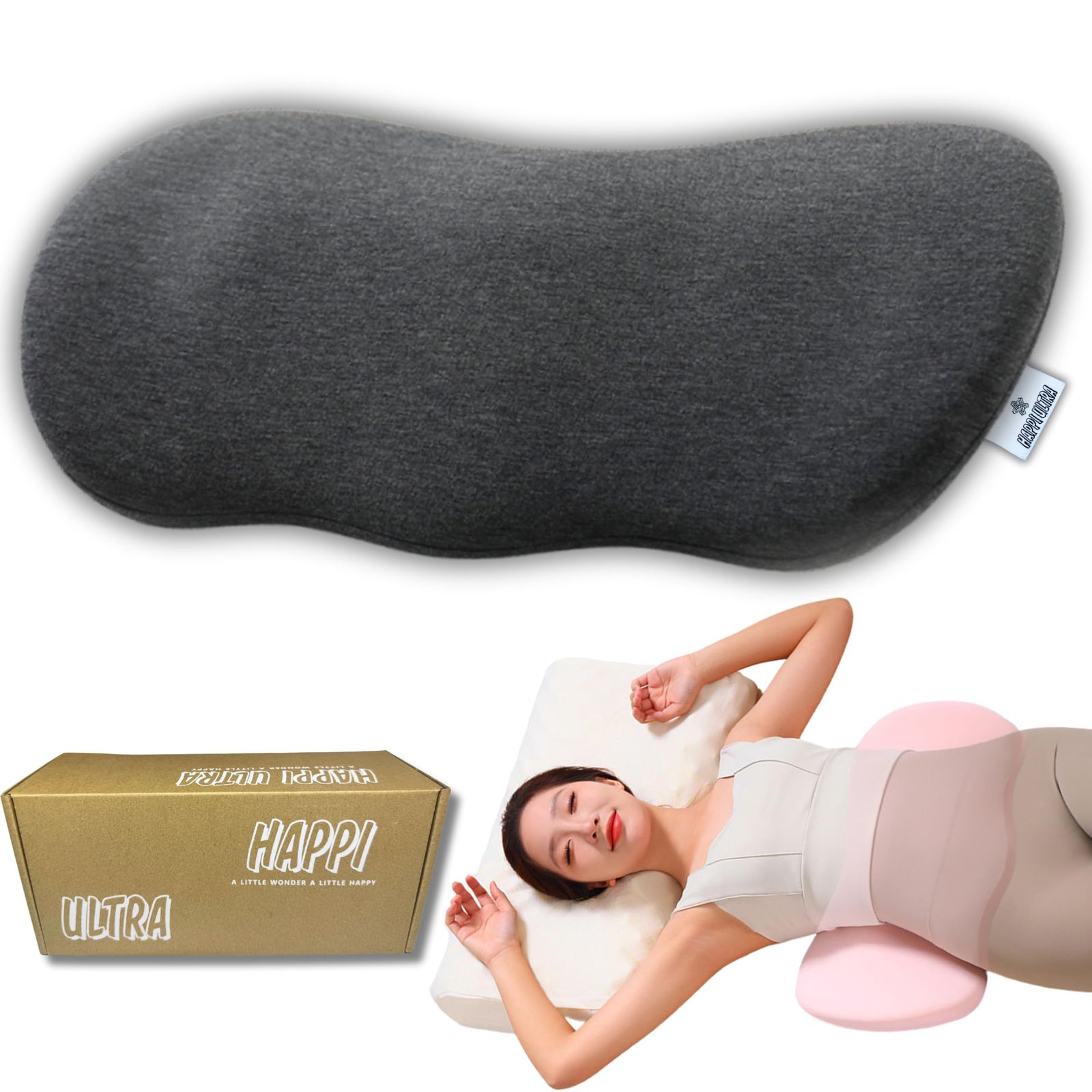 腰枕 腰まくら 就寝用 低反発 腰クッション 寝る時 睡眠ランバーサポート 3D立体人間工学設計 快適サポート オフィスチェア 車椅子 ベッド 旅行用 軽量 通気性 洗える 【2026年新スタイル人気】（黒）送料無料 acbcad2a