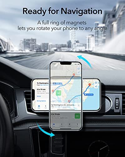 ESR スマホホルダー 車 ワイヤレス充電 マグネット 高速充電 15W magsafe 車載ホルダー magsafe充電器 磁気吸着 多角度自由調節 エアコンルーバー/ダッシュボード式車載ホルダー 車 スマホスタンド iPhone 17e bfa2c43d ESR スマホホルダー 車 ワイヤレス充電 マグネット 高速充電 15W magsafe 車載ホルダー magsafe充電器 磁気吸着 多角度自由調節 エアコンルーバー/ダッシュボード式車載ホルダー 車 スマホスタンド iPhone 17e bfa2c43d