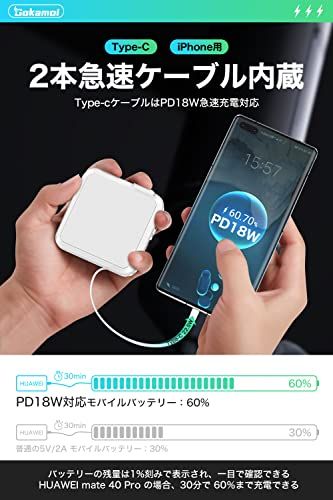 15000mAh コンセント一体型 大容量 急速充電【PD18W type-c&PD20WのiPhone対応ケーブル/折畳式プラグ/PD18WType-C入力ポート/22.5WのUSB-A】スマホ充電器 3台同時充電 プラグ付き 小型 LCD 07d759cf 15000mAh コンセント一体型 大容量 急速充電【PD18W type-c&PD20WのiPhone対応ケーブル/折畳式プラグ/PD18WType-C入力ポート/22.5WのUSB-A】スマホ充電器 3台同時充電 プラグ付き 小型 LCD 07d759cf