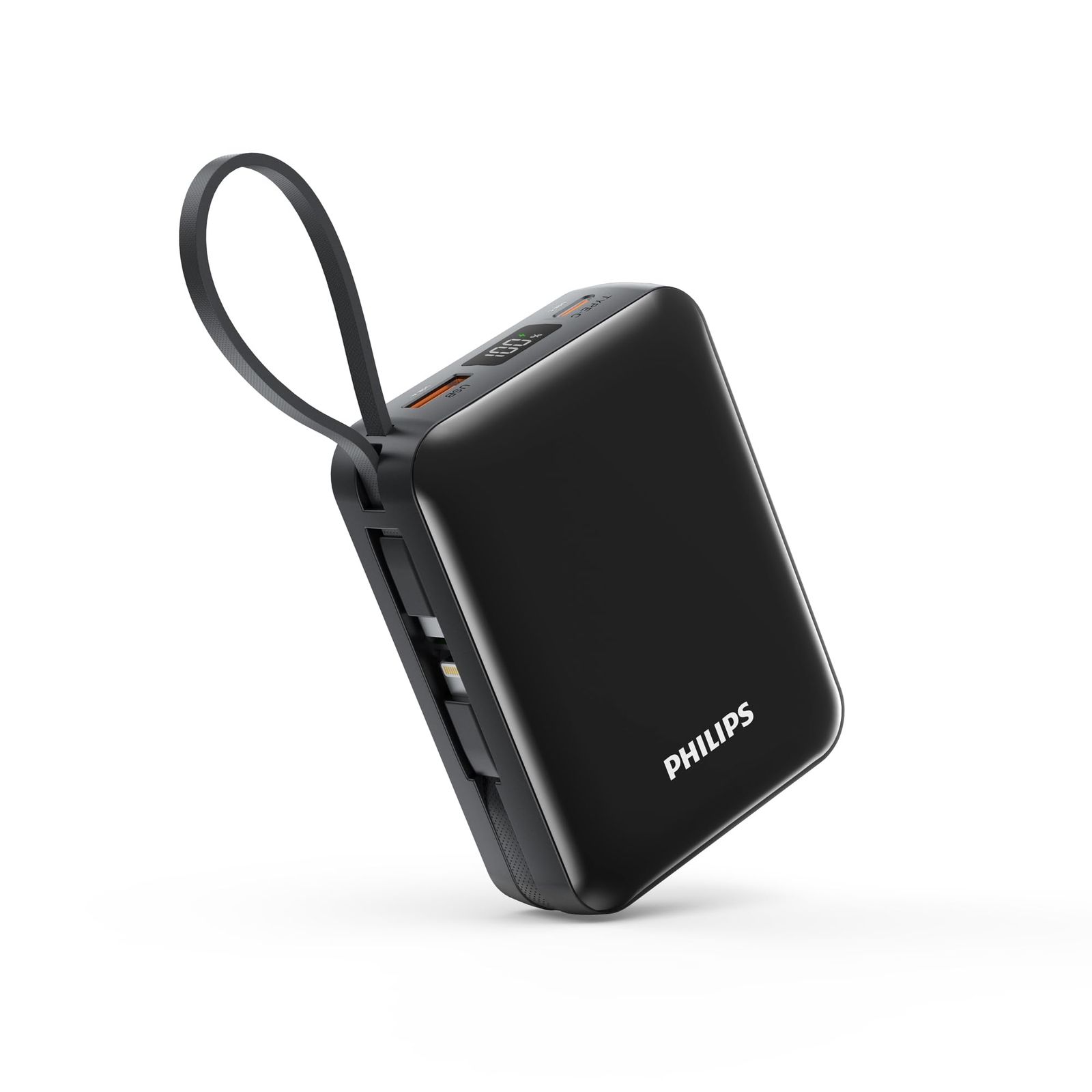 Philips (フィリップス) 20000mAh 大容量 PD 22.5W 急速充電 Lightning type-c ケーブル内蔵 タイプc ライトニング 4台同時充電 携帯便利 充電器 iPhone 16 / 15 Android iO 0f558698 Philips (フィリップス) 20000mAh 大容量 PD 22.5W 急速充電 Lightning type-c ケーブル内蔵 タイプc ライトニング 4台同時充電 携帯便利 充電器 iPhone 16 / 15 Android iO 0f558698