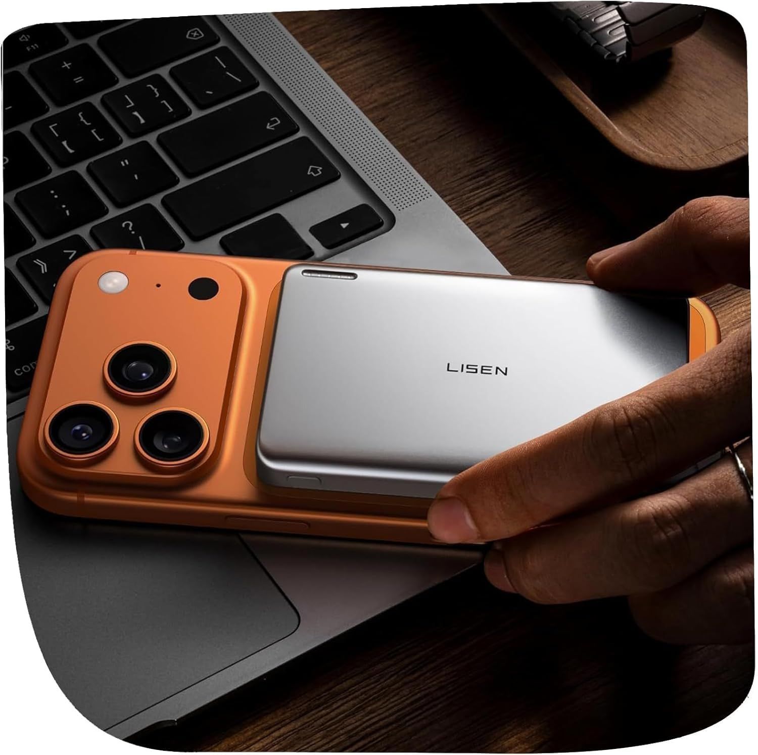 LISEN 10000mAh QI2.0 対応 MagSafe 【2026 新設計・超薄薄型モデル】軽量小型 22.5W 有線 / 15W ワイヤレス急速充電 マグネット吸着 iPhone17/16 対応 コンパクト 機内持込可 PSE 認証 89cc30c4 LISEN 10000mAh QI2.0 対応 MagSafe 【2026 新設計・超薄薄型モデル】軽量小型 22.5W 有線 / 15W ワイヤレス急速充電 マグネット吸着 iPhone17/16 対応 コンパクト 機内持込可 PSE 認証 89cc30c4