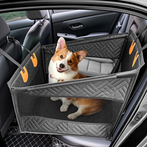 Geer Top ペットドライブシート 犬 猫 車 シート 後部座席 小型犬 中型犬 型崩れしにくい 飛び出し防止 汚れ防止 耐摩耗 折りたたみ式 犬車に乗せるグッズ アウトドア キャンプ 犬旅 車旅as cf79637a Geer Top ペットドライブシート 犬 猫 車 シート 後部座席 小型犬 中型犬 型崩れしにくい 飛び出し防止 汚れ防止 耐摩耗 折りたたみ式 犬車に乗せるグッズ アウトドア キャンプ 犬旅 車旅as cf79637a
