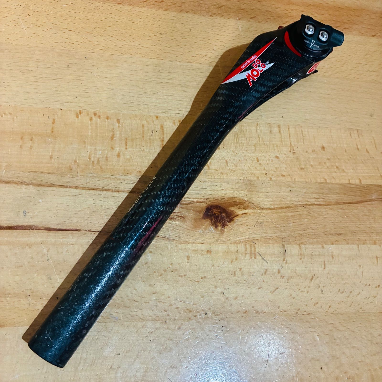 MODOLO モドロ カーボン シートポスト 27.2mm / 310mm carbon Hi-module KX シートピラー 7×7mm リバースクランプ -25/-15mm 希少 即発送 8,760円