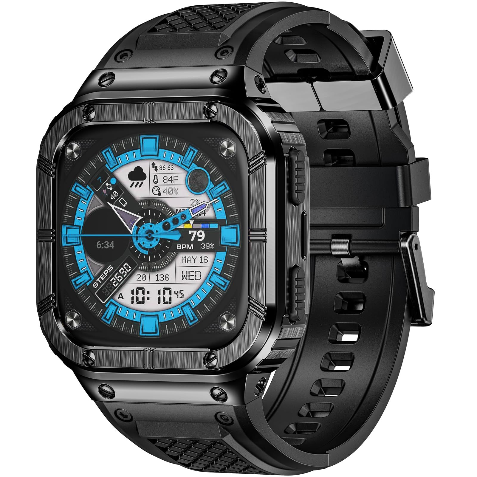 SUPLINK シリコンバンド Fitbit Versa 4/3/2/Lite/Sense/Sense 2 対応 バンド 金属ケース付き 頑丈なスポーツプロテクターカバー シリコンリストバンド 男性用e 0a92c9be SUPLINK シリコンバンド Fitbit Versa 4/3/2/Lite/Sense/Sense 2 対応 バンド 金属ケース付き 頑丈なスポーツプロテクターカバー シリコンリストバンド 男性用e 0a92c9be