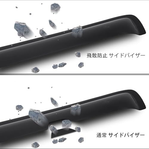 2枚 ドアバイザー ハイエース レジアスエース 200系 1型~7型 ドア サイドバイザー 窓サンバイザー 自動車バイザー 雨よけ 日よけ 車アクセサリー カーパーツ 黒(沖縄・離島の方不可) 27fa55dc